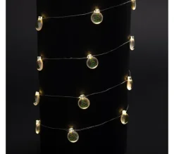 FEERIC LIGHTS AND CHRISTMAS Guirlande Et Boule De Sapin^ Guirlande De Noël Lumineuse Ampoule Xmas - L. 190 Cm - Sapin De Noël