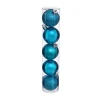 FEERIC LIGHTS AND CHRISTMAS Guirlande Et Boule De Sapin^ Déco De Sapin Lot De 5 Boules De Noël D 5 Cm - Turquoise