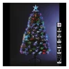 FEERIC LIGHTS AND CHRISTMAS Sapin Et Accessoire^ Arbre De Noël Lumineux Sapin Artificiel Vert 136 Bouquets De Fibre Optique Multicolore H 120 Cm