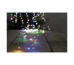 FEERIC LIGHTS AND CHRISTMAS Guirlande Et Boule De Sapin^ Guirlande Lumineuse Interieur 40 Microled Multicolore Sur 3.90 Metres