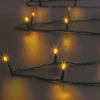 FEERIC LIGHTS AND CHRISTMAS Guirlande Et Boule De Sapin^ Guirlande Lumineuse Exterieur 50 M 500 Led Blanc Chaud Et 8 Jeux De Lumiere