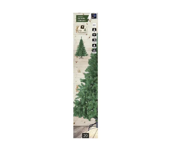 FEERIC LIGHTS AND CHRISTMAS Sapin Et Accessoire^ Sapin De Noël Artificiel Vert 2 Tons H 150 Cm