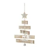 FEERIC LIGHTS AND CHRISTMAS Guirlande Et Boule De Sapin^ Déco De Noël En Bois Imprime Avec Clochette H 45 Cm