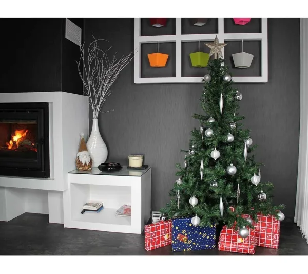 FEERIC LIGHTS AND CHRISTMAS Sapin Et Accessoire^ Sapin De Noël Artificiel Vert 2 Tons H 210 Cm