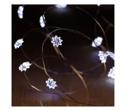 FEERIC LIGHTS AND CHRISTMAS Guirlande Et Boule De Sapin^ Guirlande Lumineuse Interieur 20 Led Déco Sur 1.90 Metres