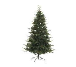 FEERIC LIGHTS AND CHRISTMAS Sapin Et Accessoire^ Sapin De Noël Artificiel Vert Avec Pommes De Pin Qualite Premium H 210 Cm
