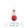 FEERIC LIGHTS AND CHRISTMAS Guirlande Et Boule De Sapin^ Sujet De Noël A Suspendre Renne Et Boule En Verre