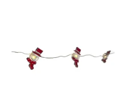 FEERIC LIGHTS AND CHRISTMAS Guirlande Et Boule De Sapin^ Guirlande Lumineuse Interieur 20 Personnages Avec Microled Sur 1.90 M