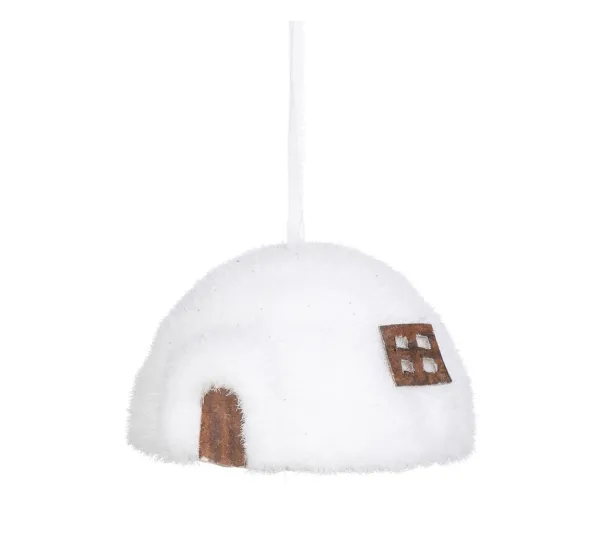 FEERIC LIGHTS AND CHRISTMAS Guirlande Et Boule De Sapin^ Décoration Sujet De Noël Igloo Neige Et Paillete D 10 Cm Un Noël Kinfolk