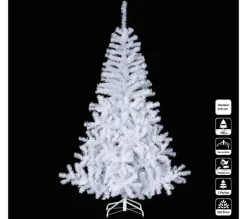 FEERIC LIGHTS AND CHRISTMAS Sapin Et Accessoire^ Sapin De Noël Luxe - 2,1 M - Blanc