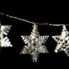 FEERIC LIGHTS AND CHRISTMAS Guirlande Et Boule De Sapin^ Guirlande Interieure De Noël Led Toile Xmas - L. 135 Cm - Or