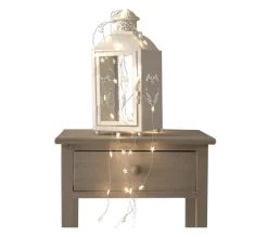 FEERIC LIGHTS AND CHRISTMAS Guirlande Et Boule De Sapin^ Guirlande Lumineuse Interieur 60 Led Blanc Lumiere Fixe Sur 1.20 M