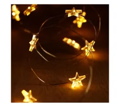 FEERIC LIGHTS AND CHRISTMAS Guirlande Et Boule De Sapin^ Guirlande Lumineuse Interieur 20 Led Déco Sur 1.90 Metres