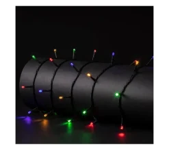 FEERIC LIGHTS AND CHRISTMAS Guirlande Et Boule De Sapin^ Guirlande Lumineuse Exterieur 19.5 M 280 Led Multicolore Et 8 Jeux De Lumiere
