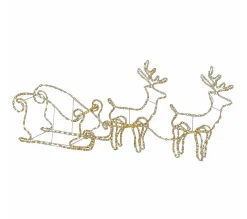 Fashion FEERIC LIGHTS AND CHRISTMAS Décoration Exterieure Traineau 320 Led 119 Cm