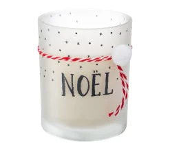 Best Sale FEERIC LIGHTS AND CHRISTMAS Bougie Dans Photophore En Verre Décore 185 G