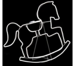 Sale FEERIC LIGHTS AND CHRISTMAS Cheval A Bascule Lumineux Blanc Froid - Blanc Froid