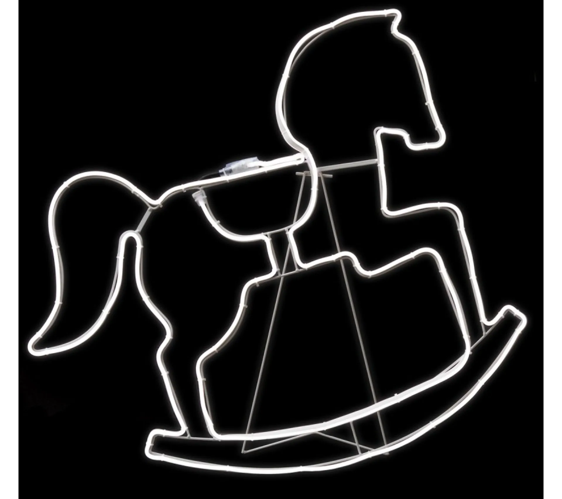 Sale FEERIC LIGHTS AND CHRISTMAS Cheval A Bascule Lumineux Blanc Froid - Blanc Froid