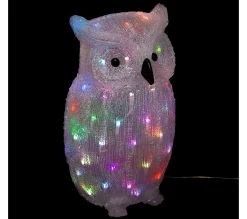 Sale FEERIC LIGHTS AND CHRISTMAS Hibou Lumineux 60 Led - Multicolore