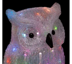Sale FEERIC LIGHTS AND CHRISTMAS Hibou Lumineux 60 Led - Multicolore