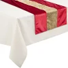 New FEERIC LIGHTS AND CHRISTMAS Chemin De Table Noël Effet Velours Colorama - L. 150 X L. 45 Cm - Rouge