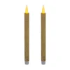 Best FEERIC LIGHTS AND CHRISTMAS Set 2 Bougies Chandelles Lumineuses A Led Or