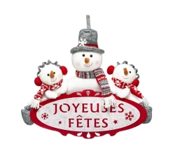 Online FEERIC LIGHTS AND CHRISTMAS Déco De Noël Pancarte Joyeuses Fetes H 48 Cm