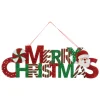 Flash Sale FEERIC LIGHTS AND CHRISTMAS Déco De Noël A Suspendre Pancarte Merry Christmas L 57.5 Cm