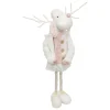 Online FEERIC LIGHTS AND CHRISTMAS Déco De Noël Renne Telescopique Rose Et Blanc H Maxi 76 Cm