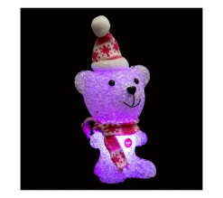 Outlet FEERIC LIGHTS AND CHRISTMAS Déco De Noël Lumineuse Animal Led A Variation De Couleurs H 16 Cm