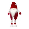 Best FEERIC LIGHTS AND CHRISTMAS Grand Pere Noël Scandinave Rouge Et Blanc H 125 Cm