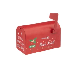 Flash Sale FEERIC LIGHTS AND CHRISTMAS Boite Aux Lettres Pere Noël A Poser 20 X 13 Cm