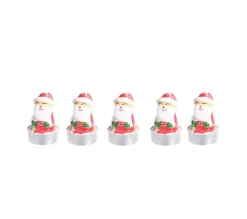 Clearance FEERIC LIGHTS AND CHRISTMAS Déco Noël Lot De 5 Bougies Décorees