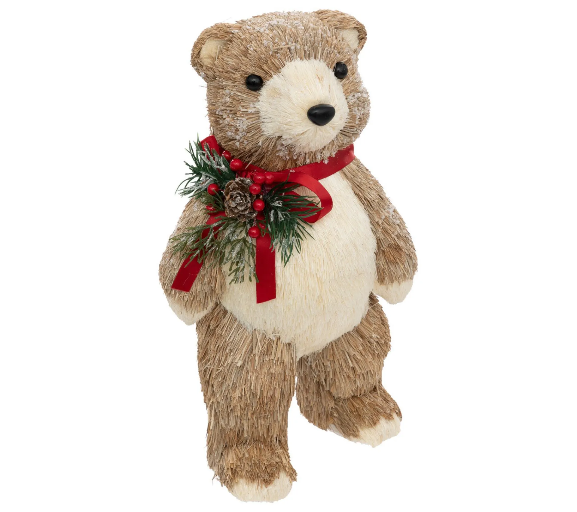 Flash Sale FEERIC LIGHTS AND CHRISTMAS Déco De Noël Ours Debout 17.5 X 13.5 X H 31 Cm