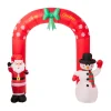 Hot FEERIC LIGHTS AND CHRISTMAS Automate Gonflable Arche De Noël H 240 Cm