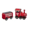 Best FEERIC LIGHTS AND CHRISTMAS Déco De Noël Grand Train En Metal Rouge L 66 Cm