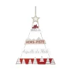 Store FEERIC LIGHTS AND CHRISTMAS Déco De Noël Pancarte Sapin "Hors Piste" En Bois H 70 Cm