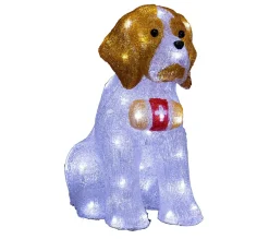 Best Sale FEERIC LIGHTS AND CHRISTMAS Décoration Lumineuse Led St Bernard Exterieur H38