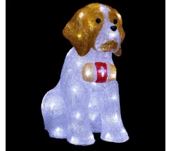 Best Sale FEERIC LIGHTS AND CHRISTMAS Décoration Lumineuse Led St Bernard Exterieur H38