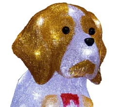 Best Sale FEERIC LIGHTS AND CHRISTMAS Décoration Lumineuse Led St Bernard Exterieur H38