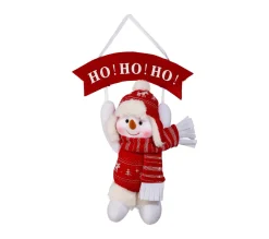 Hot FEERIC LIGHTS AND CHRISTMAS Déco De Noël Pancarte Et Sa Peluche H 28 Cm