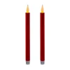 New FEERIC LIGHTS AND CHRISTMAS Set 2 Bougies Chandelles Lumineuses A Led Rouge