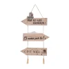 Shop FEERIC LIGHTS AND CHRISTMAS Déco De Noël Pancarte En Bois A Suspendre H 50 Cm