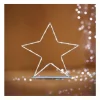 Discount FEERIC LIGHTS AND CHRISTMAS Décoration De Noël Lumineuse Silhouette A Poser En Metal Ruban Led H 28.5 Cm