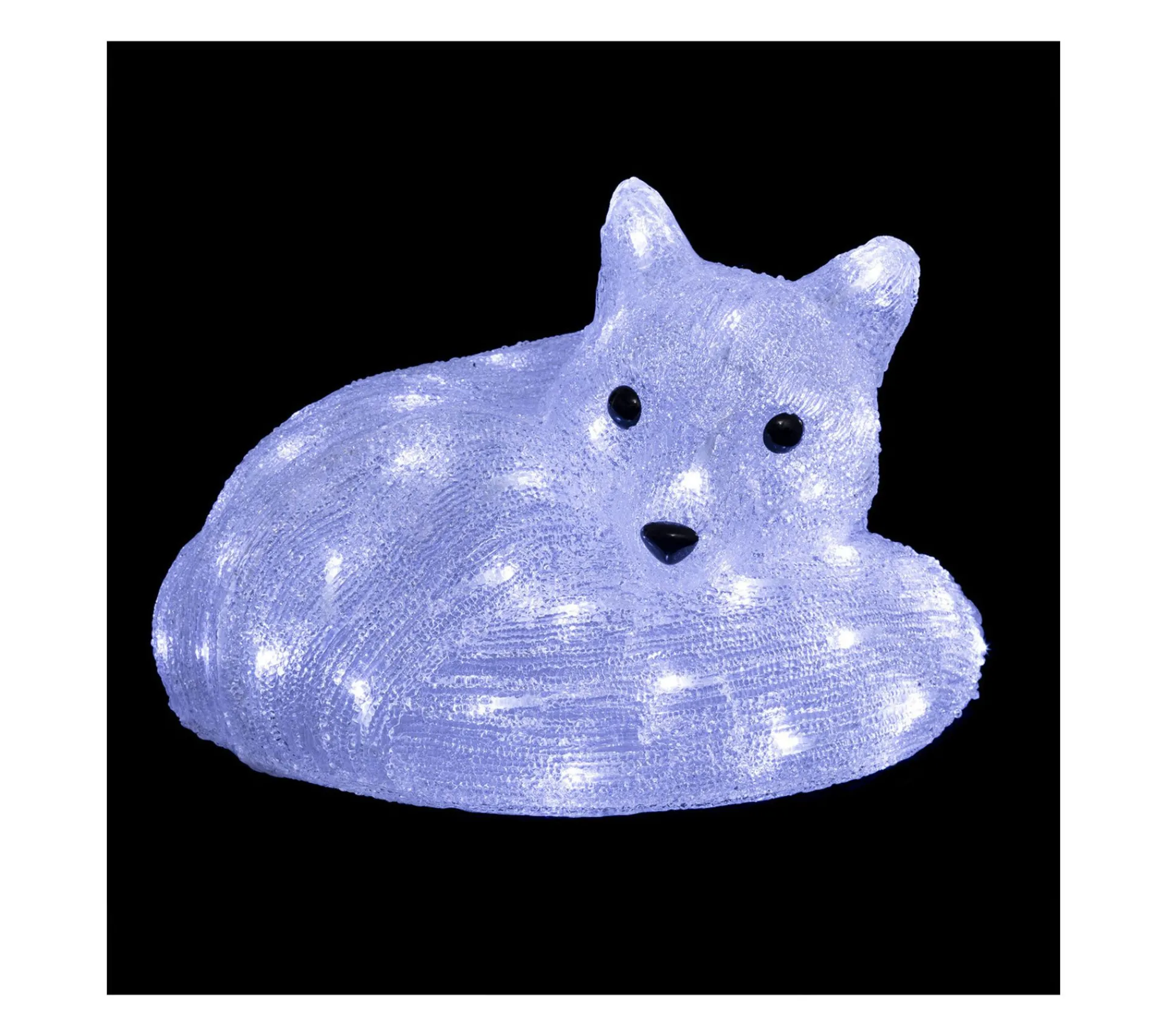 Best Sale FEERIC LIGHTS AND CHRISTMAS Déco Lumineuse Renard 60 Led Blanc Froid H 25 Cm