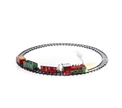 Discount FEERIC LIGHTS AND CHRISTMAS Train Electrique Lumineux Et Musical Locomotive A Vapeur Et Ses Chariots