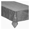 Flash Sale FEERIC LIGHTS AND CHRISTMAS Nappe Canevas Gris Etoiles Argent 140 X 240 Cm