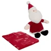 Fashion FEERIC LIGHTS AND CHRISTMAS Plaid Et Peluche Pere Noël Traditionnel Rouge Et Blanc
