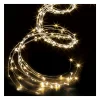 Fashion FEERIC LIGHTS AND CHRISTMAS Guirlande Lumineuse Exterieur Cascade 400 Microled Blanc Chaud 8 Jeux De Lumiere