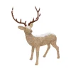 Flash Sale FEERIC LIGHTS AND CHRISTMAS Déco De Noël Renne Geant Beige Et Marron 87 X 42 X H 108 Cm